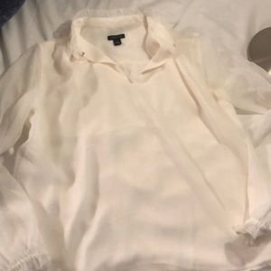 Ann Taylor white blouse